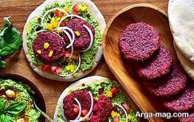 طرز تهیه فلافل چغندر