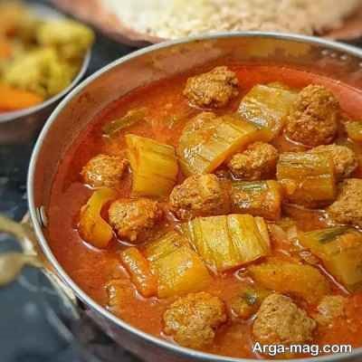 طرز تهیه خورش خیار چنبر سنتی و اصیل ایرانی