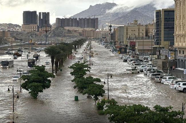 سیل در مکه و مدینه