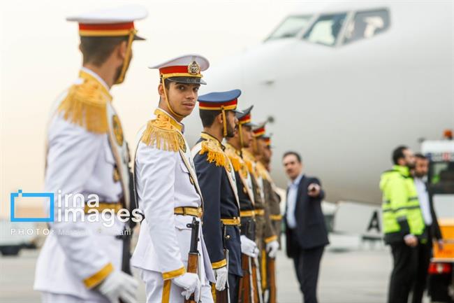 نخست وزیر عراق در فرودگاه مهرآباد تهران 