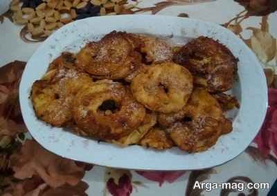 طرز تهیه اپل رینگ