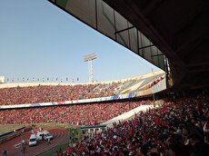 جو ورزشگاه شهدای فولاد پس از گل فولاد به پرسپولیس (فیلم)