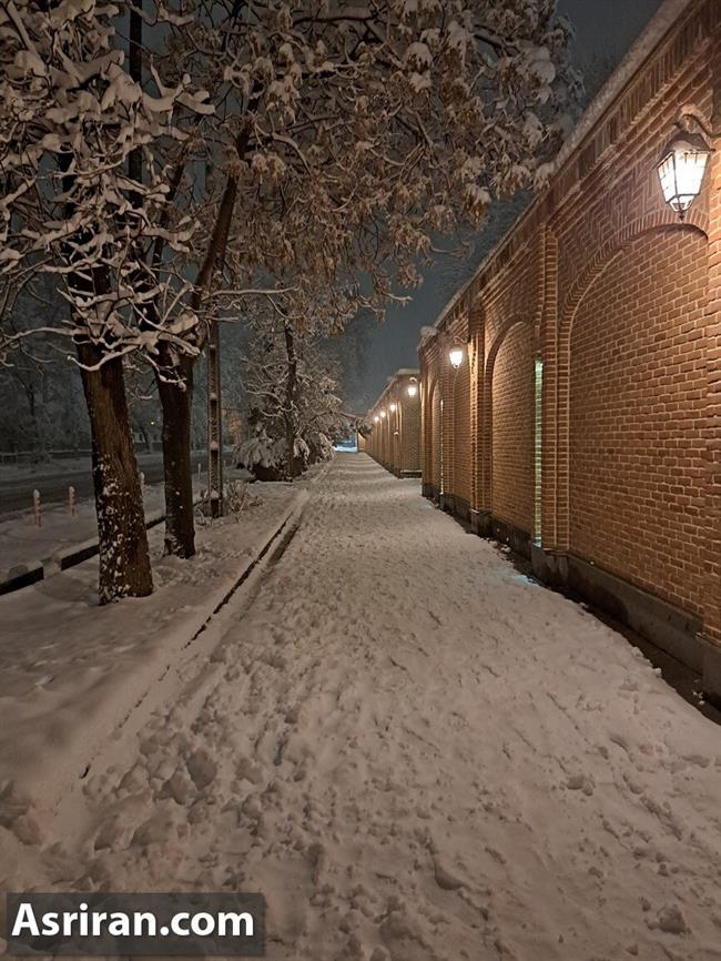 گزارش تصویری از شب برفی ارومیه