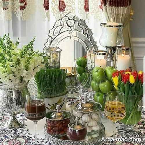 مدل هفت سین شیشه ای ویژه