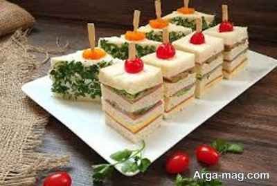 طرز تهیه کاناپ ژامبون