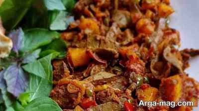 طرز تهیه جگر آرناووت