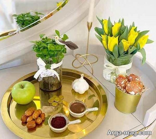تزیین لاکچری سبزه عید 
