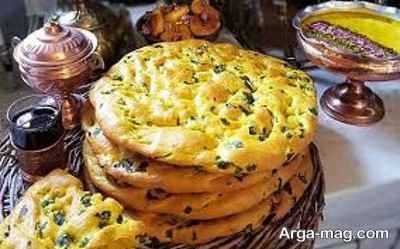 طرز تهیه نان پیازچه جعفری سنتی و خوشمزه