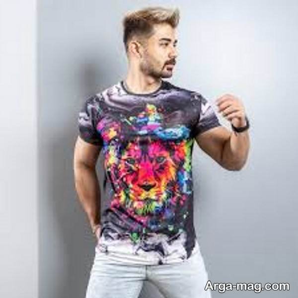 مدل تیشرت مردانه در رنگ زیبا