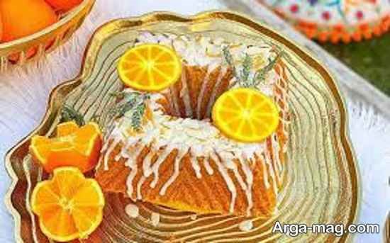 تزیین کیک پرتقالی با ایده های ساده اما شیک