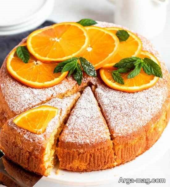 دیزاین کیک پرتقالی ویژه