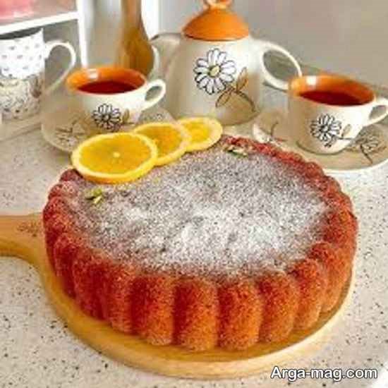 دیزاین کیک پرتقالی