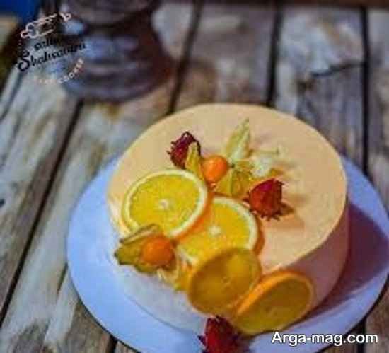جدیدتری تزیین کیک پرتقالی