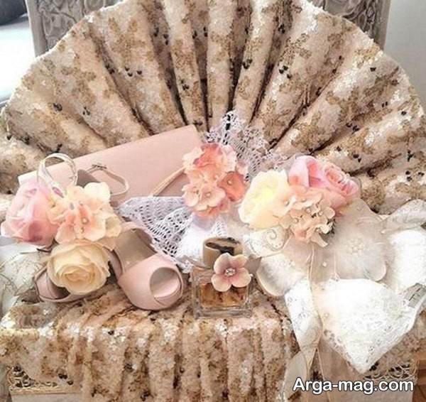 ایده تزیینات پارچه عروس در رنگ زیبا