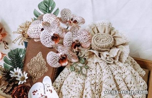 ایده تزیینات پارچه عروس خاص