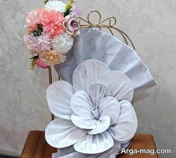 ایده لاکچری تزیینات پارچه عروس