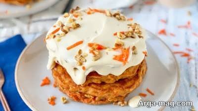طرز تهیه پنکیک هویج مقوی و خوشمزه