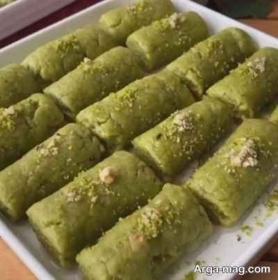 طرز تهیه شیرینی شربتی اسفناج