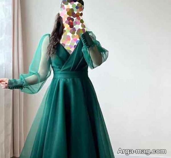 لباس مجلسی دخترانه 1404 در رنگ زیبا