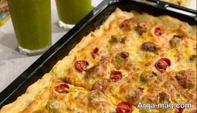 طرز تهیه پیتزا سیر و مرغ لذیذ با رسپی آسان
