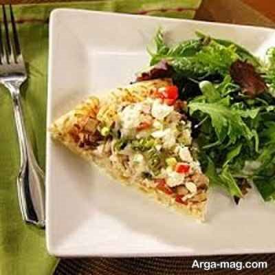 روش تهیه پیتزا سیر و مرغ