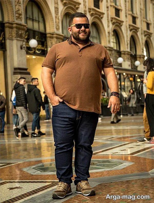 انواع استایل تابستانی آقایان چاق