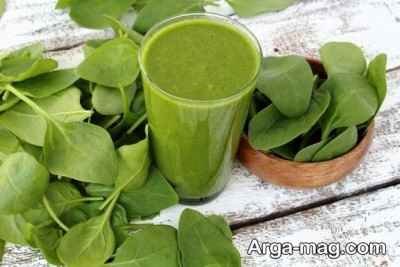 روش تهیه اسموتی اسفناج