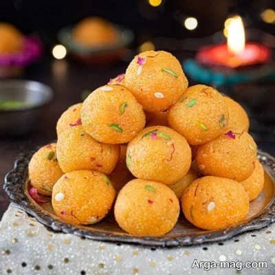 طرز تهیه شیرینی لادو هندی، شیرینی سنتی و خوش عطر هندوستان
