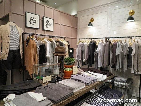دکوراسیون بوتیک مردانه با دیزاین های شیک و طراحی خاص