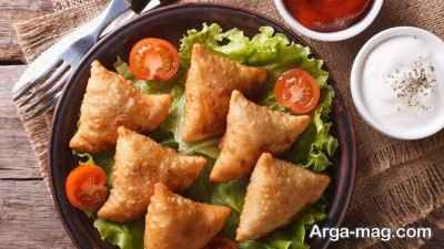 طرز تهیه سمبوسه سوسیس