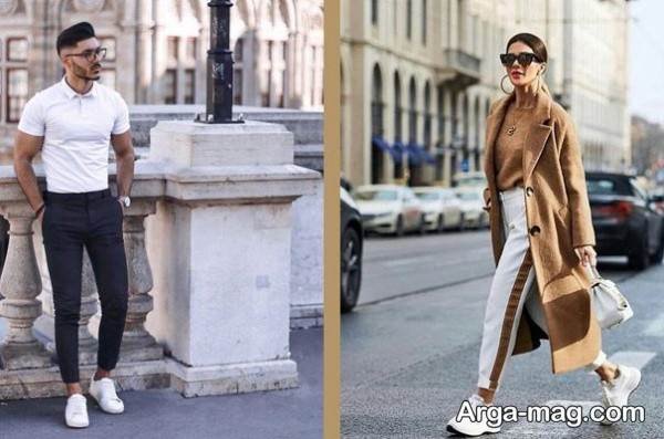 ست کتونی با شلوار پارچه ای؛ ترکیبی بین رسمی و کژوال