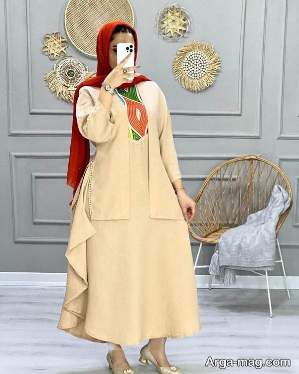 سارافون ساده مانتویی