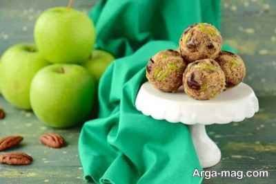 ترافل سیب و بیسکوییت