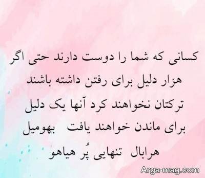 متن ناب کتاب تنهایی پر هیاهو
