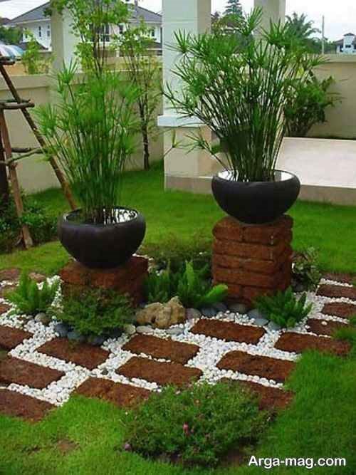آجرکاری دور درخت