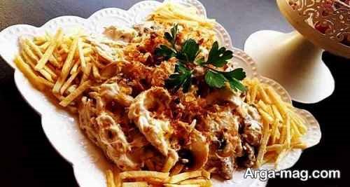 تزیین سالاد خسروشاهی