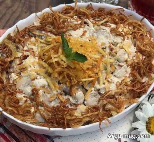 دیزاین خاص سالاد خسروشاهی