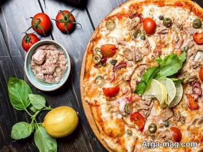 طرز تهیه پیتزا ماهی