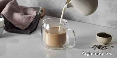 طرز تهیه چای لاته حرفه ای و خوش طعم در خانه