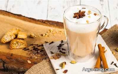 رسپی چای لاته
