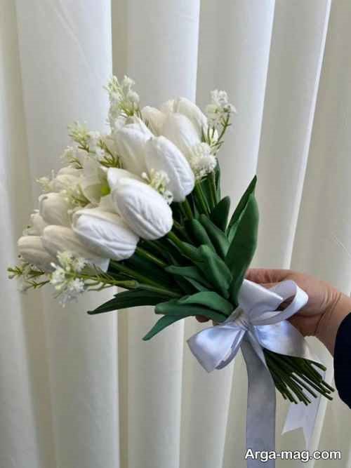 دسته گل لاله ساده