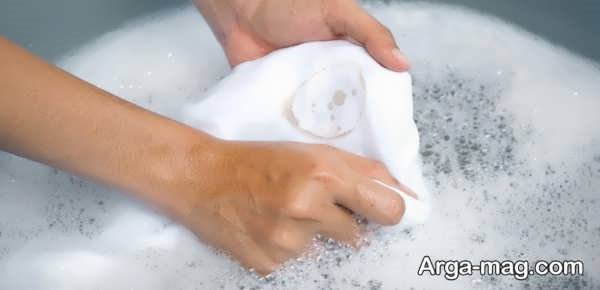 شستشوی تیشرت نخی