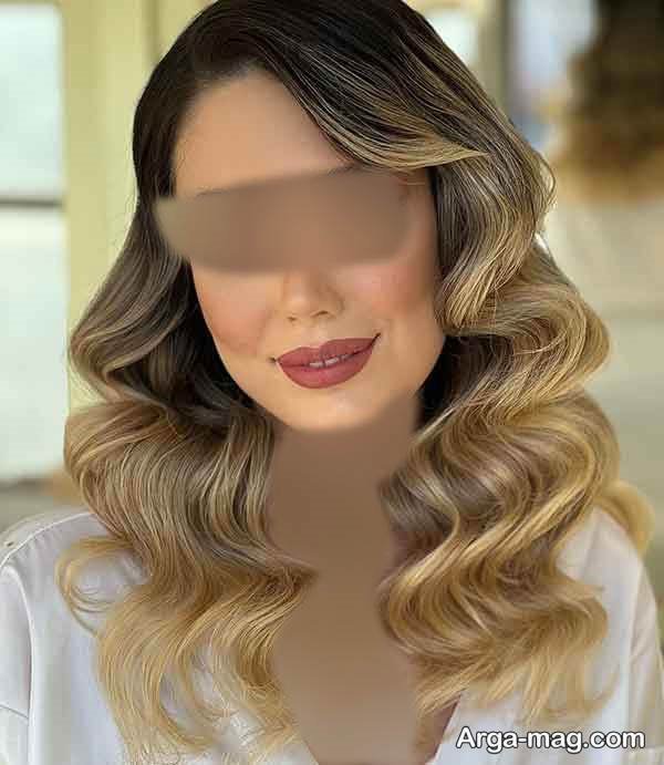 خاص ترین شینیون با پیراهن بلند