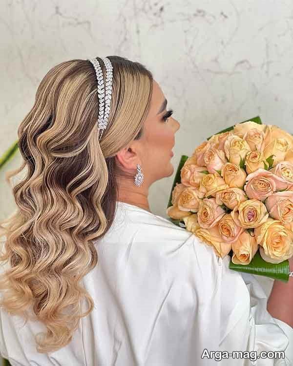 مدلهای لاکچری شینیون با لباس بلند