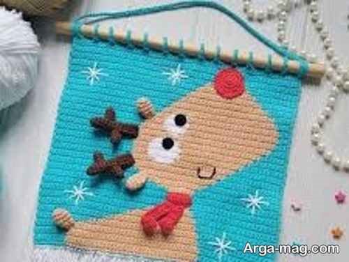 مدل های دیوارکوب بافتنی عروسکی برای اتاق کودکان