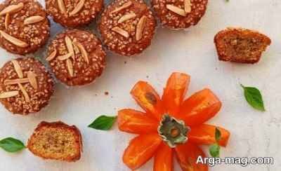 طرز تهیه کاپ کیک خرمالو