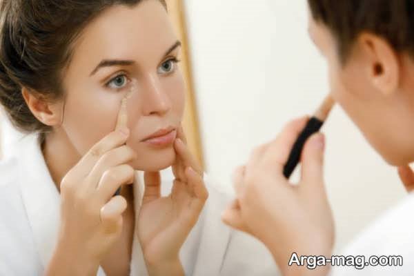 آموزش آرایش کبودی زیر چشم