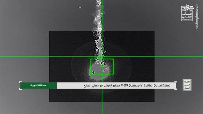 خسارت 800 میلیون دلاری ناوگان MQ-9 آمریکا در یمن / ناتوانی محض ارتش امریکا در سرکوب توان نظامی انصارالله +فیلم و تصاویر