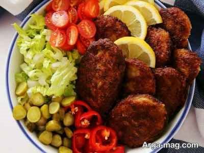 طرز تهیه کتلت پفکی