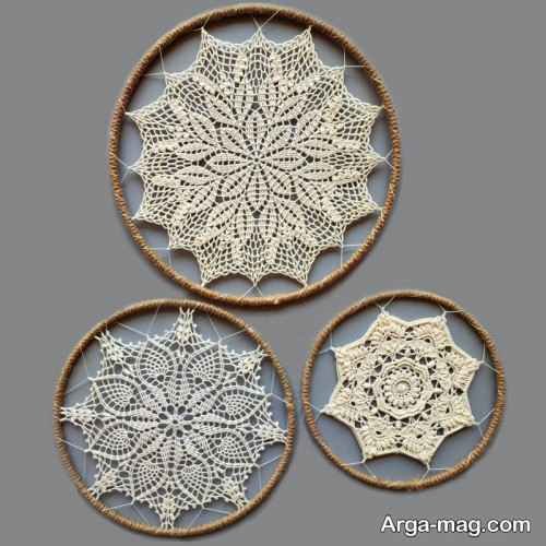 دیوارکوب بافتنی حلقه ای